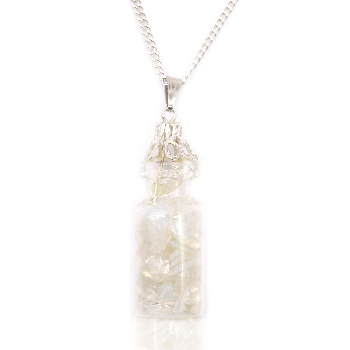 Indische Edelsteinkette - Edelsteine in Flasche - 5 Designs