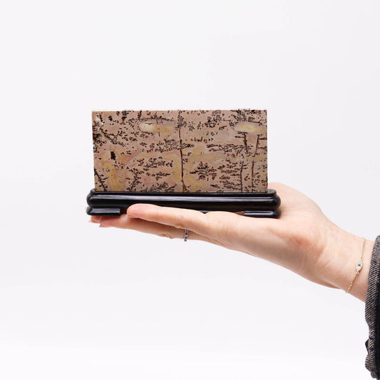 Guohua Bildstein - Landschaft - 140 x 80 mm - ca. 100g - Bildstein - Hauttempel