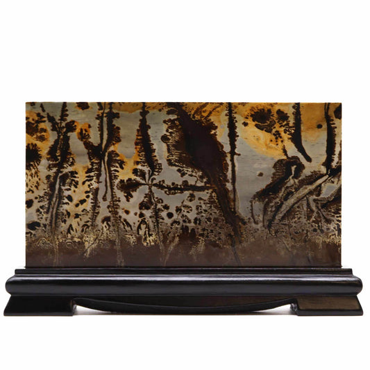 Guohua Bildstein - Landschaft (Großes Querformat) - 150 x 250 mm - ca. 800g - Bildstein - Hauttempel