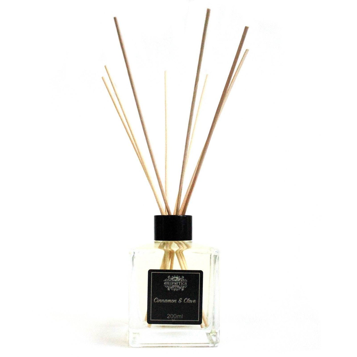 Zimt & Nelke Ätherisches Öl Rattanstäbchen Diffusor 200ml - Rattanstäbchen-Diffusor - Hauttempel