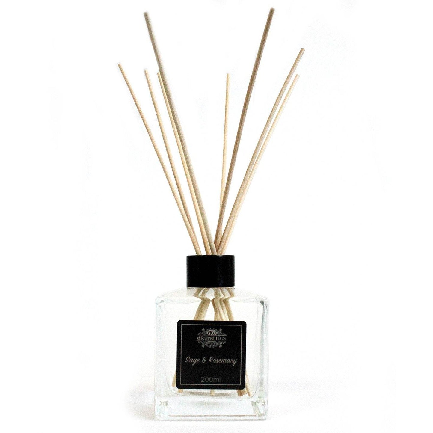 Salbei & Rosmarin Ätherisches Öl Rattanstäbchen Diffusor 200ml - Rattanstäbchen-Diffusor - Hauttempel