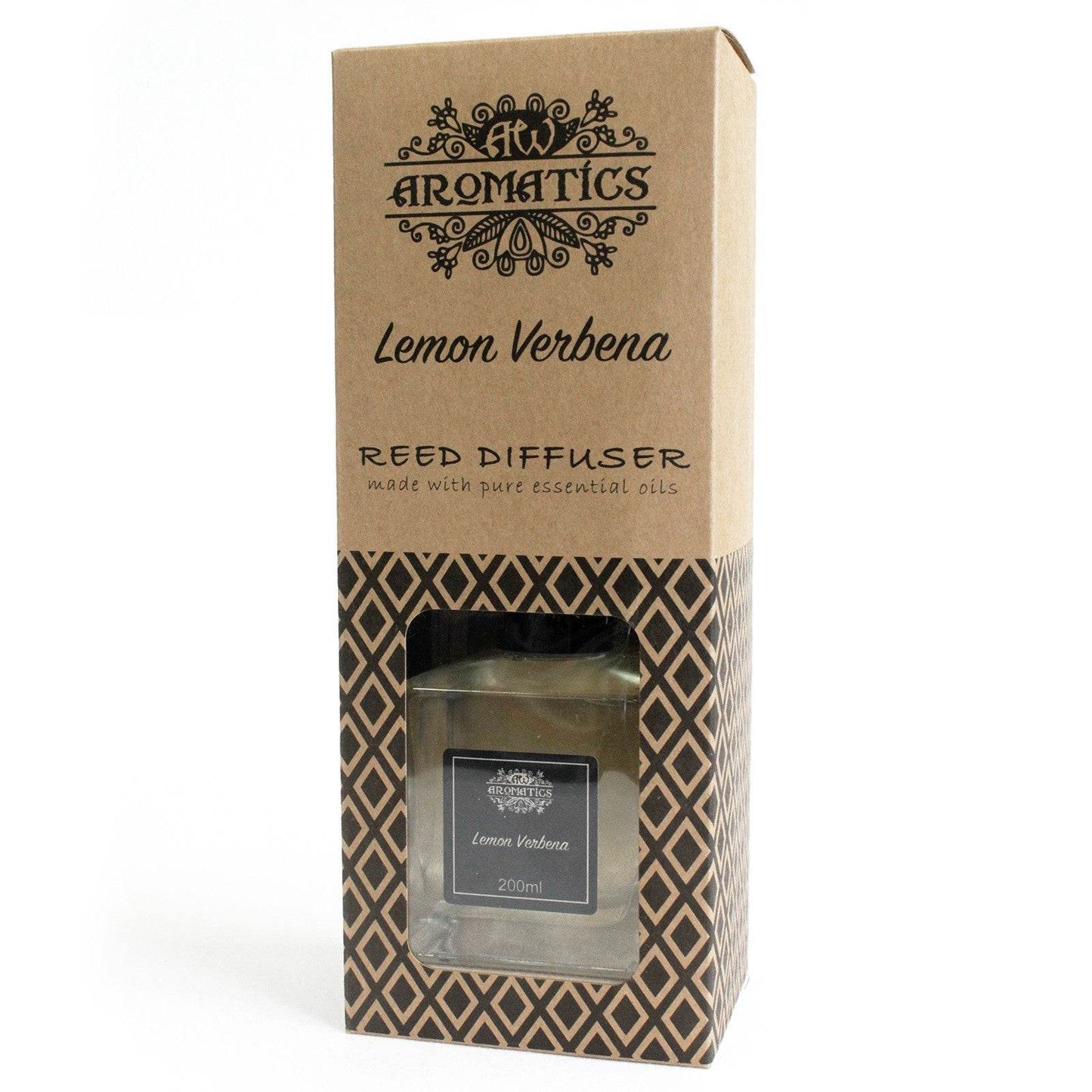 Zitronenverbene Ätherisches Öl Rattanstäbchen Diffusor 200ml - Rattanstäbchen-Diffusor - Hauttempel