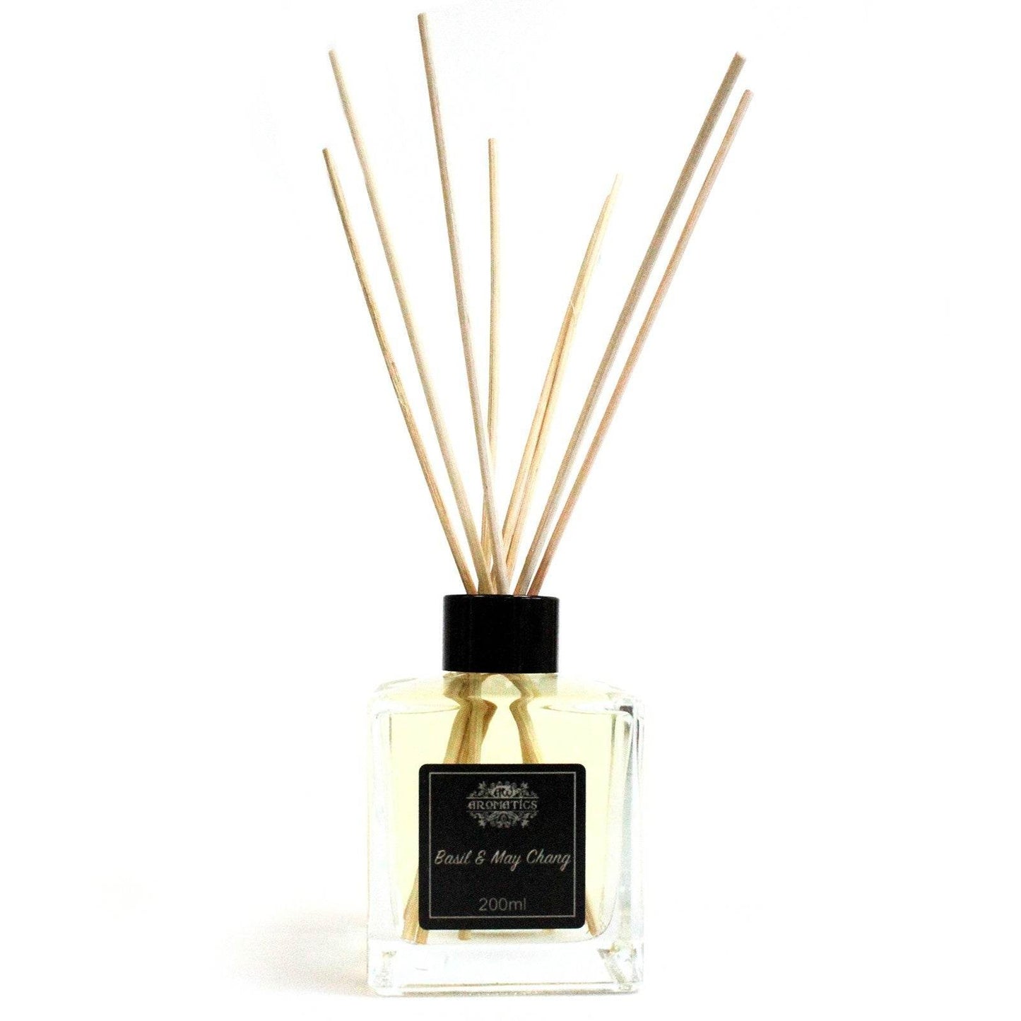 Basilikum & Maychang Ätherisches Öl Rattanstäbchen Diffusor 200ml - Rattanstäbchen-Diffusor - Hauttempel
