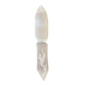 Selenit-Ritualmesser - Vergangenheit loslassen - Selenit-Ritualmesser - Hauttempel