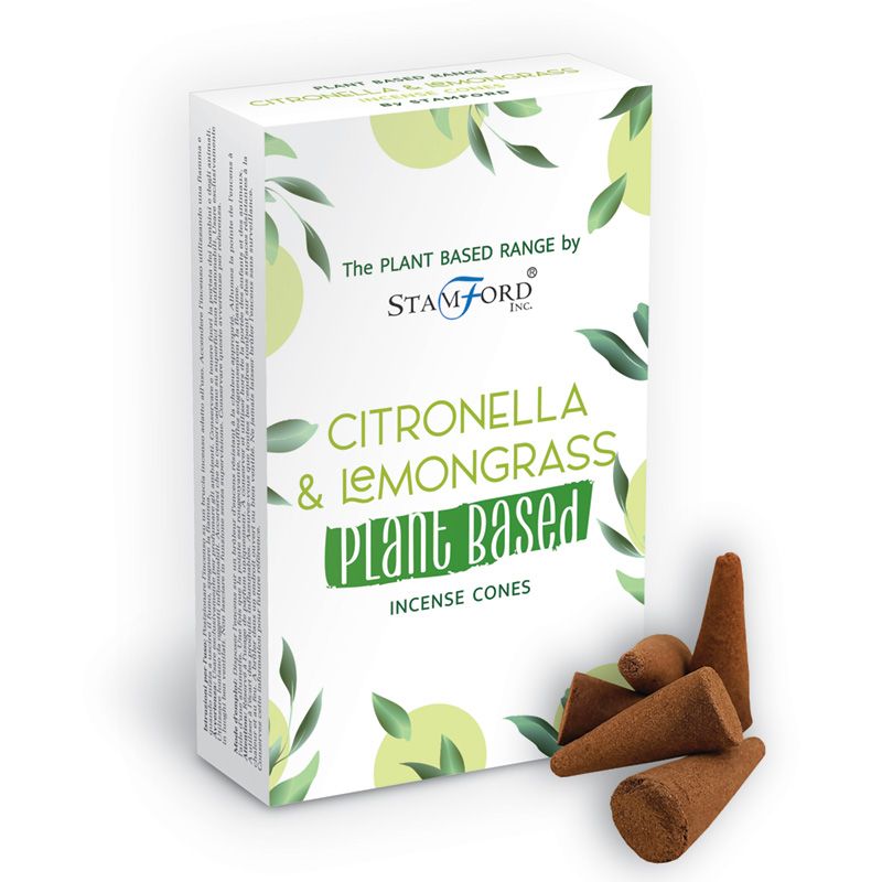 Räucherkegel auf Pflanzenbasis – Citronella & Zitronengras (Citronella & Lemongrass)