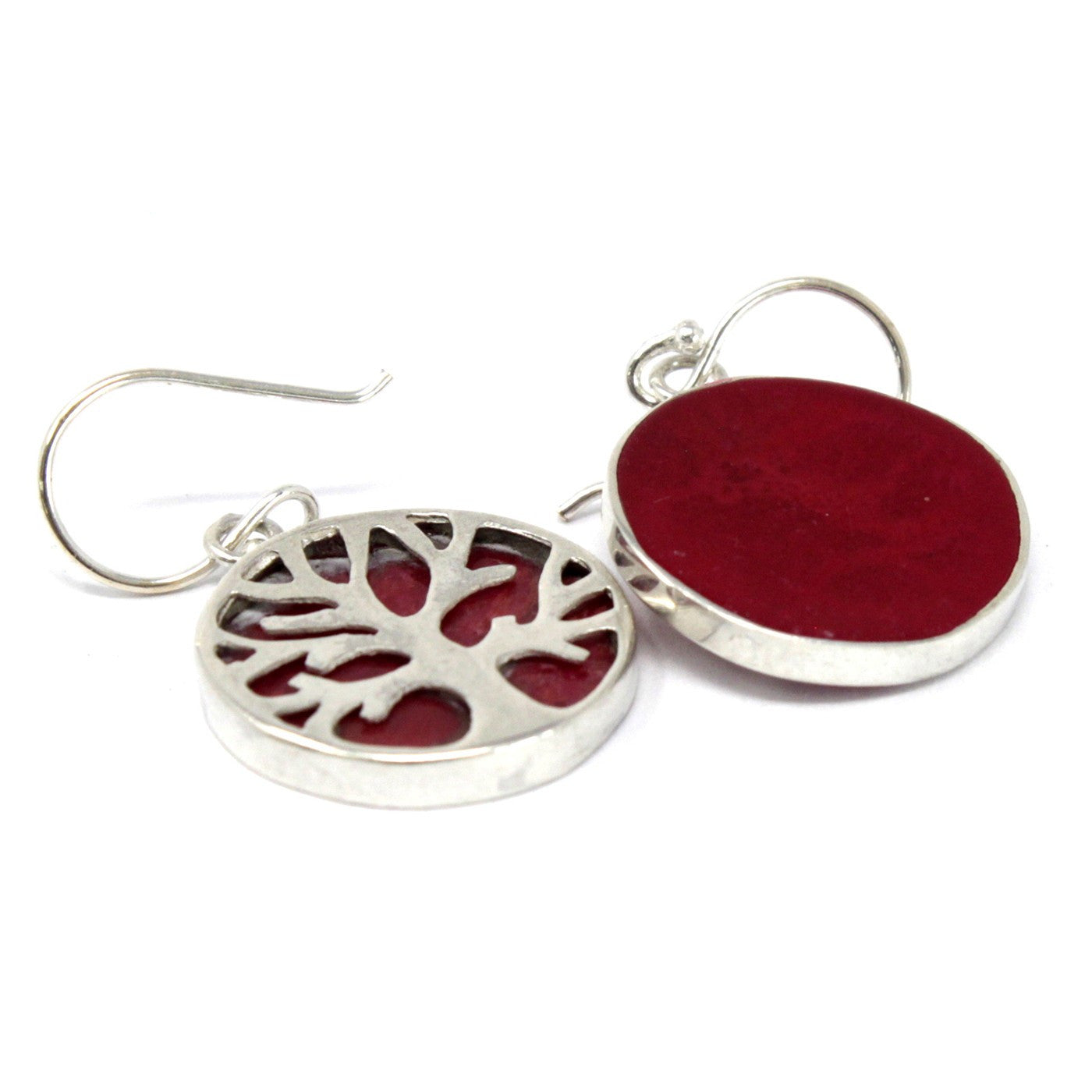 Ohrringe & Kettenanhänger "Lebensbaum" 925 Silber - 3 Designs