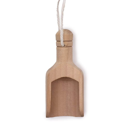 Hemu-Holz Mini-Schaufel für Badesalze, Granulate oder Pulver - Badzubehör - Hauttempel
