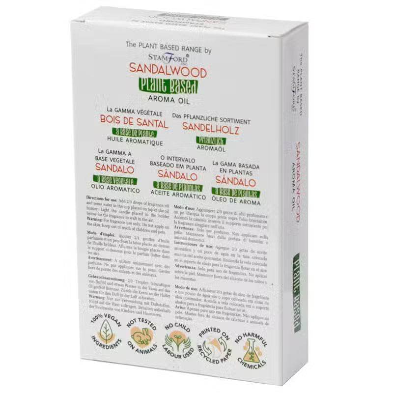Duftöl auf Pflanzenbasis - 10ml - Sandalwood - Plant Based Fragrance Oils - Hauttempel