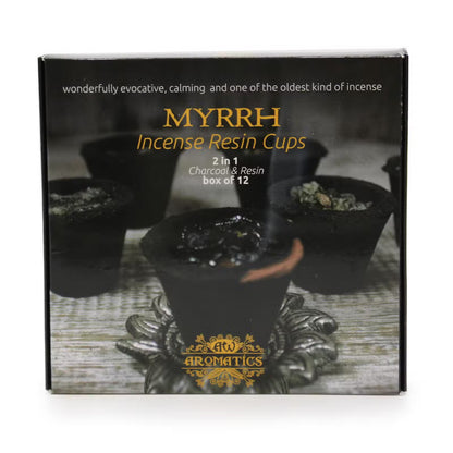 Harzbecher Set – Traditionelles Räuchern 12 Stk. - Myrrhe