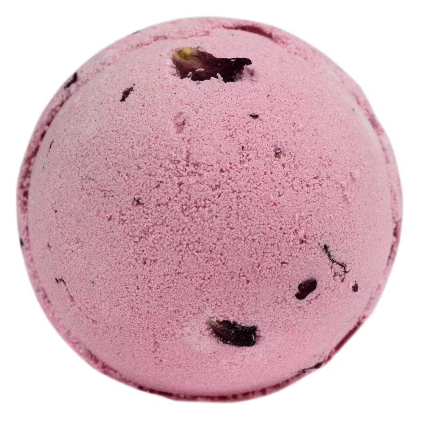 Jumbo Badebombe mit Sheabutter - Rose mit Rosenblättern - Badebombe - Hauttempel