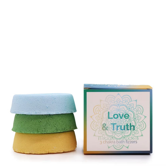 Kleines Chakra Badebomben-Set "Love & Truth"