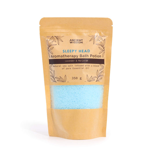 Aromatherapie Badezusatz "SLEEPY HEAD" im Kraftbeutel 350g
