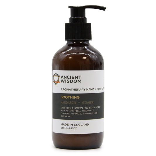 Aromatherapie Hand- und Körperlotion Mandarine & Ingwer - 250ml