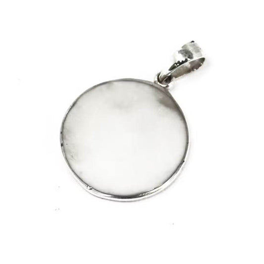 Lebensbaum Anhänger 925 Silber 22mm - Perlmutt - Silberschmuck - Hauttempel