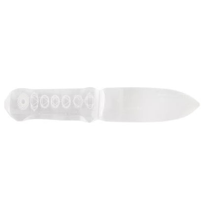 Selenit-Ritualmesser - Chakra