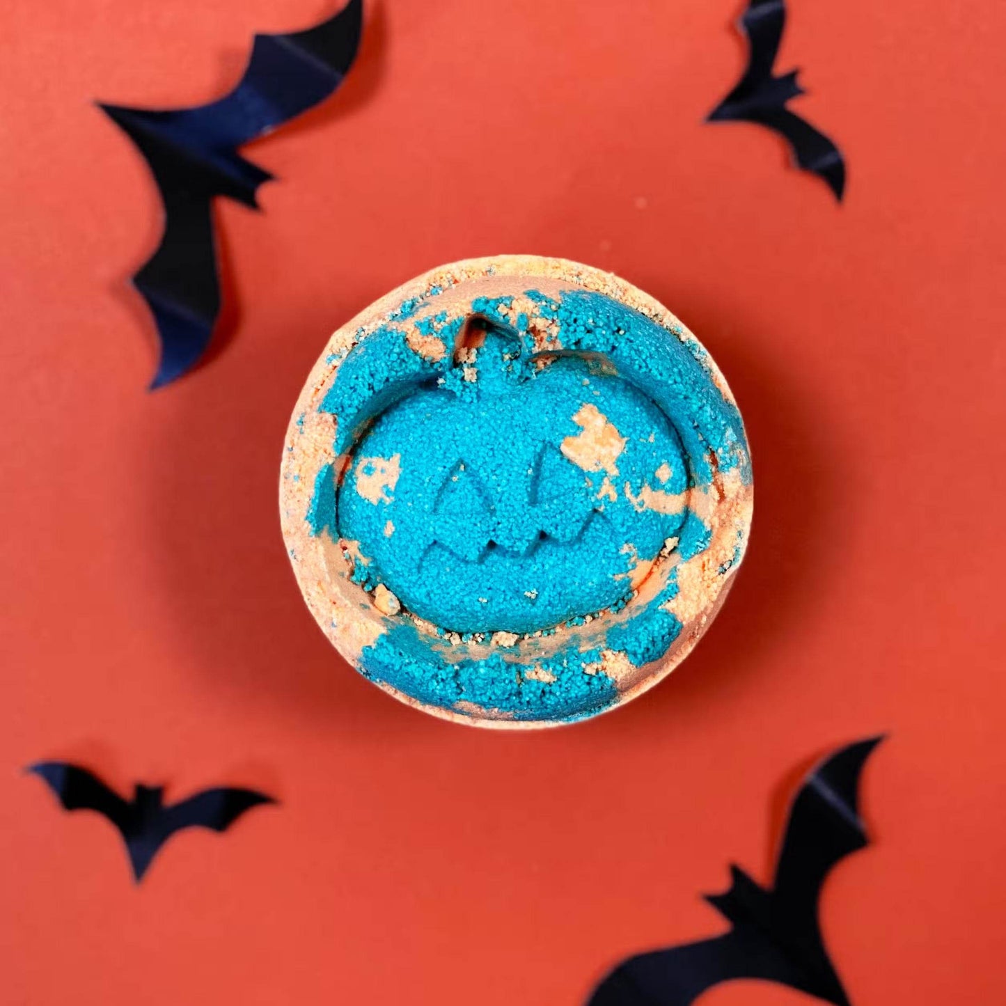 Halloween Badebombe Kürbisform - Fenchel & Orange - 180g - Badebombe - Hauttempel