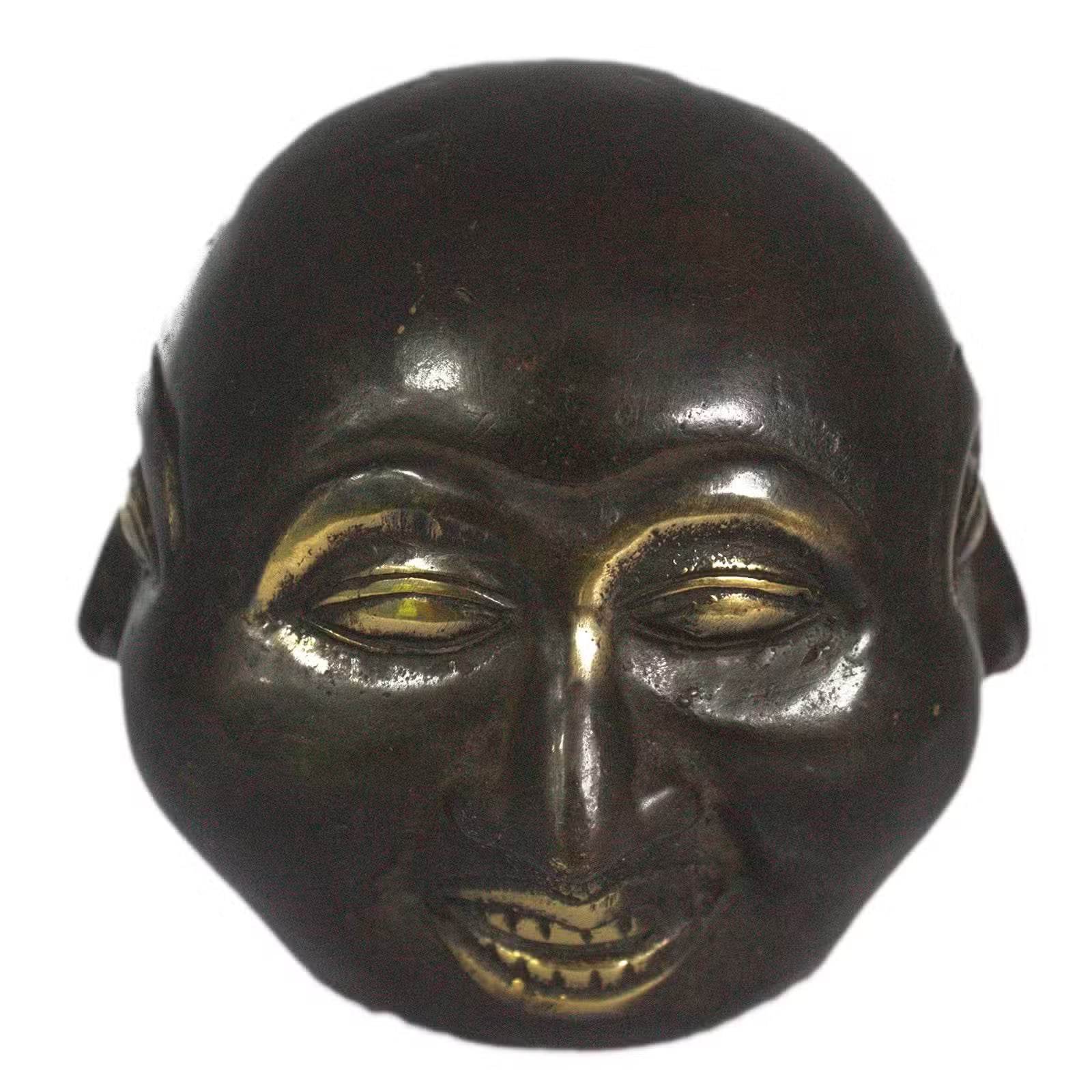 Fengshui - Viergesichtiger Buddha aus Messing - 10cm - Statuen & Figuren - Hauttempel