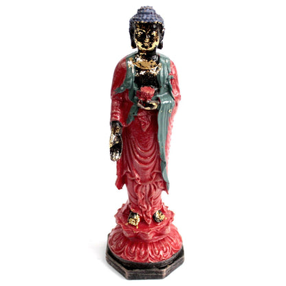 Buddha-Statue - Stehend - Antik-Finish