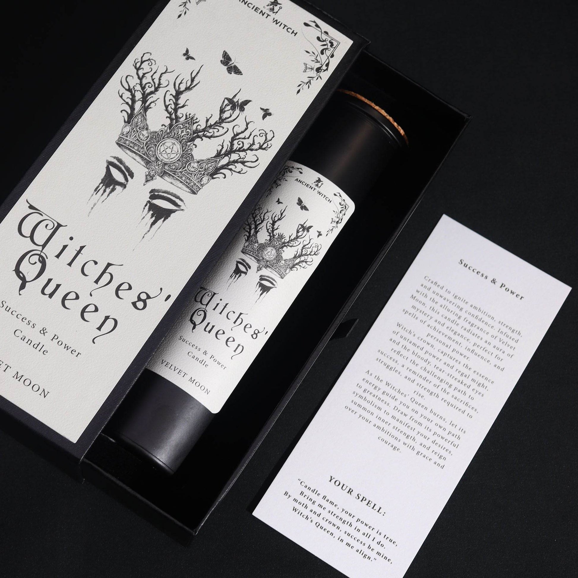 Hexen-Reinigungskerzen - Hexenkönigin - Velvet Moon - Ancient Witch Purification Candles - Hauttempel