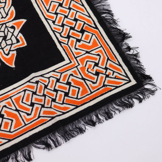 Esoterisches Altartuch mit Fransen - Mutter Erde/ Erdmutter - Esoteric Altar Cloth - Hauttempel