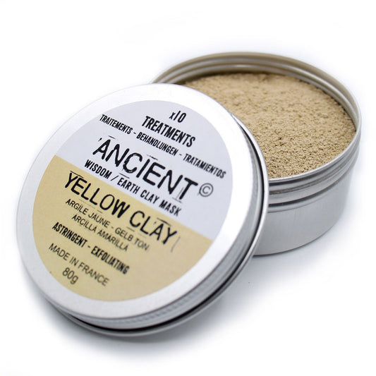 Gesichtsmaske Yellow Clay (Gelber Ton) - 80g