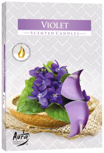 Duft-Teelichter - Veilchen - Violet (6-er Set)