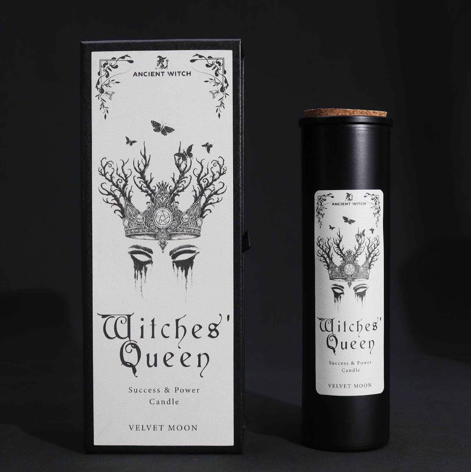 Hexen-Reinigungskerzen - Hexenkönigin - Velvet Moon - Ancient Witch Purification Candles - Hauttempel