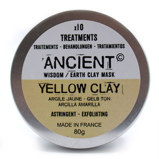 Gesichtsmaske Yellow Clay (Gelber Ton) - 80g