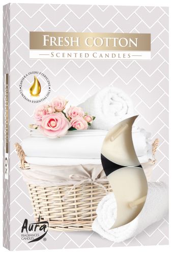 Duft-Teelichter - Frische Baumwolle - Fresh Cotton (6-er Set)