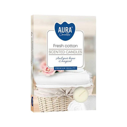 Duft-Teelichter - Frische Baumwolle - Fresh Cotton (6-er Set)