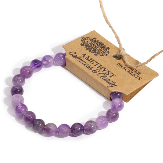 Edelstein-Kraftarmband - Amethyst