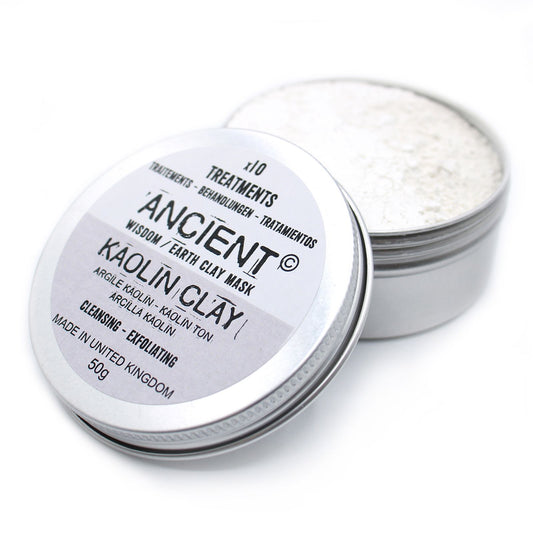 Gesichtsmaske Kaolin Clay (Kaolin Ton) - 50g