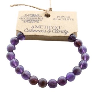 Edelstein-Kraftarmband - Amethyst