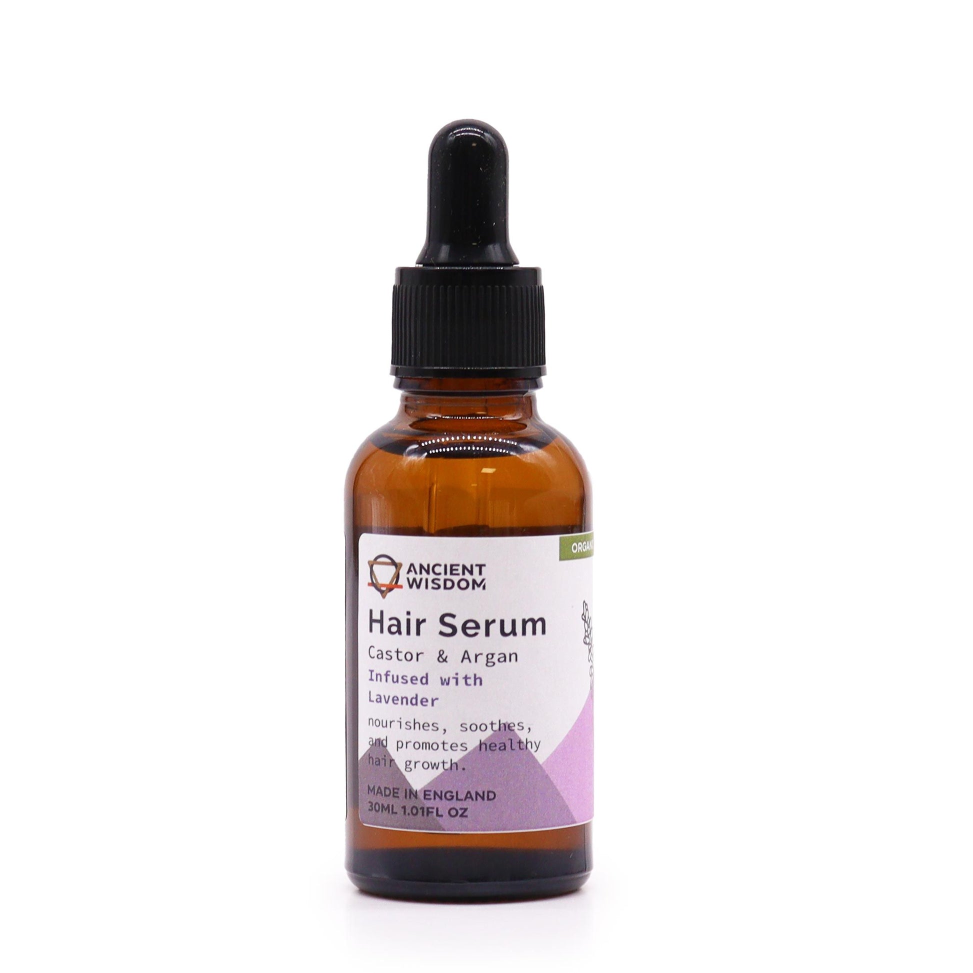 Haarserum Lavendel – Pipetten-Glasflasche, Freisteller
