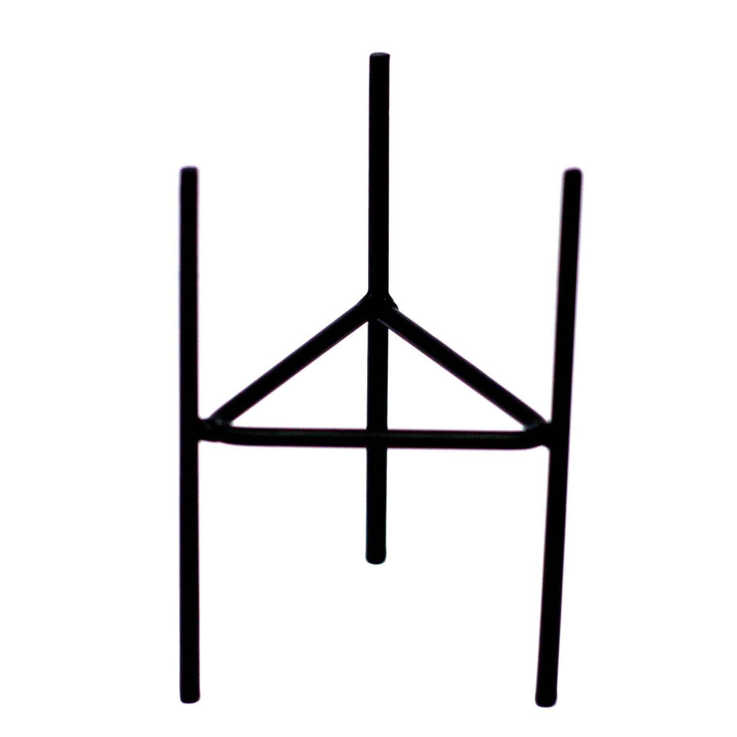 Kerzenhalter 3er Set passend zu mittlere und große Sojawachskerzen - 3x Iron Botanical Candle Holder - Hauttempel