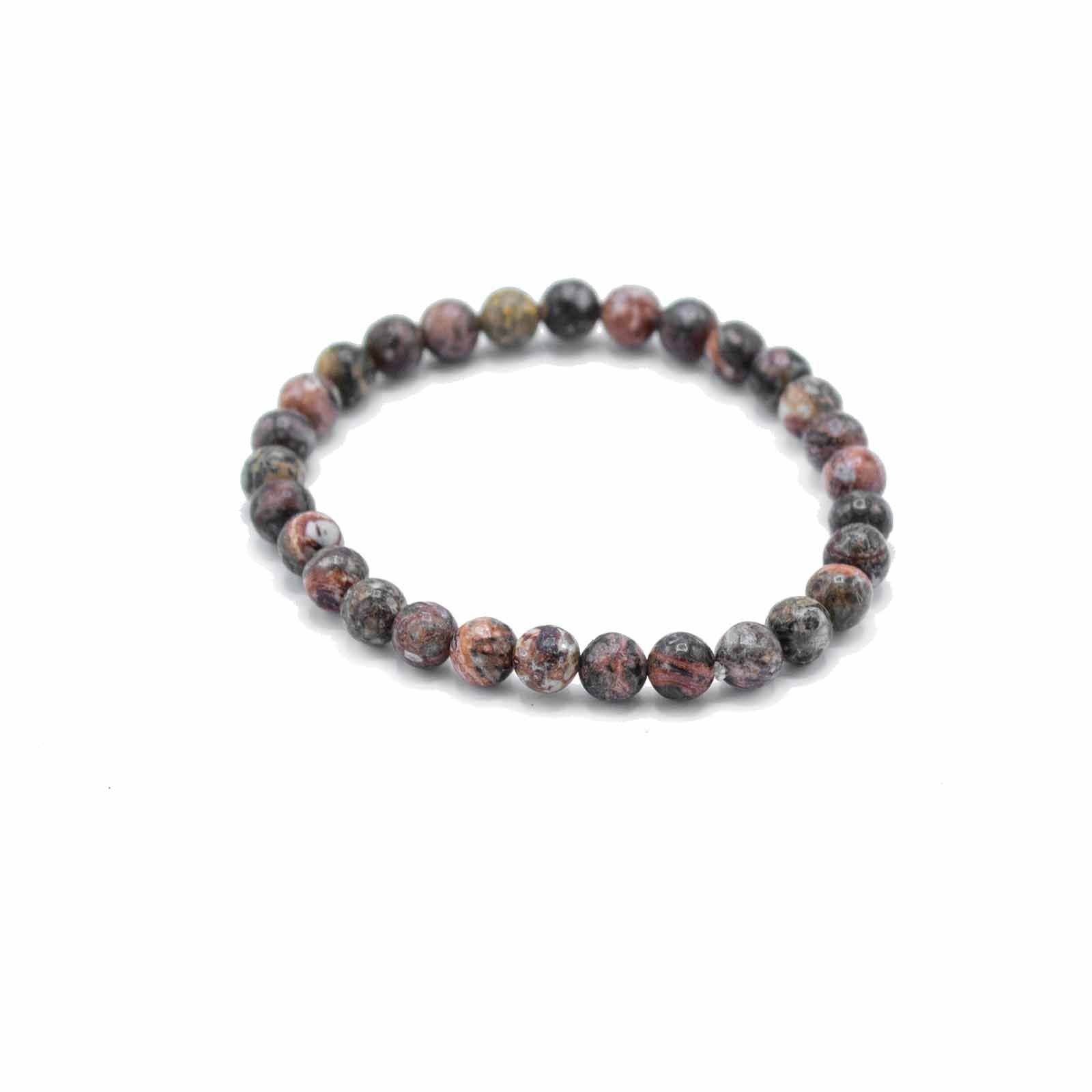 Leoparden Jaspis Manifestation Armband - Courage - Armschmuck - Hauttempel
