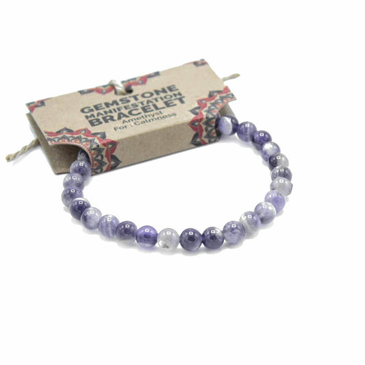 Amethyst Manifestation Armband - Calmness - Armschmuck - Hauttempel