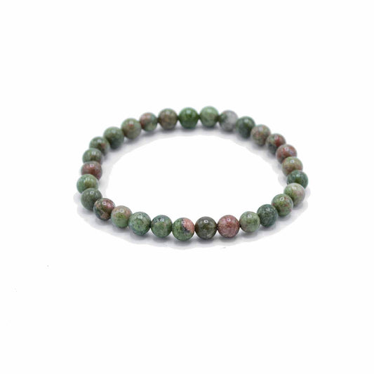 Grüner Jaspis Manifestation Armband - Growth - Armschmuck - Hauttempel
