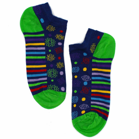 Bambussocken, niedrige (Sneakersocken) (M/L bzw. 41-46) - 7 Chakra - Hop Hore Bamboo Low Trainer Socks - Hauttempel