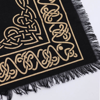 Esoterisches Altartuch mit Fransen - Pentagon - Esoteric Altar Cloth - Hauttempel