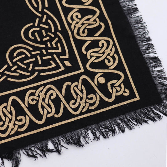 Esoterisches Altartuch mit Fransen - Pentagon - Esoteric Altar Cloth - Hauttempel