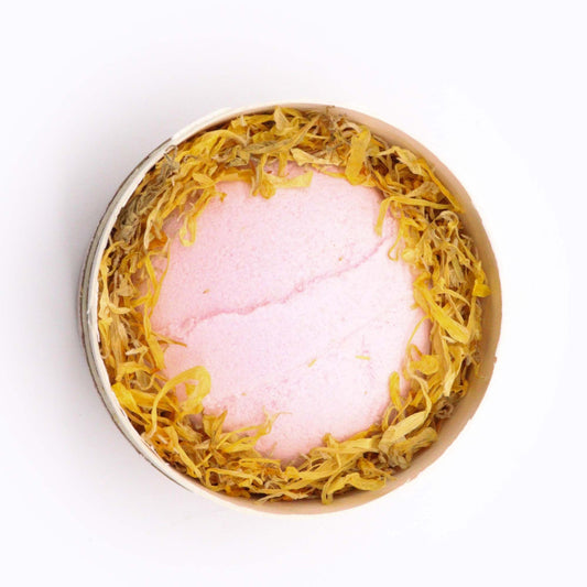 Blooming Pink Bliss – Badeset mit Ringelblumenblüten