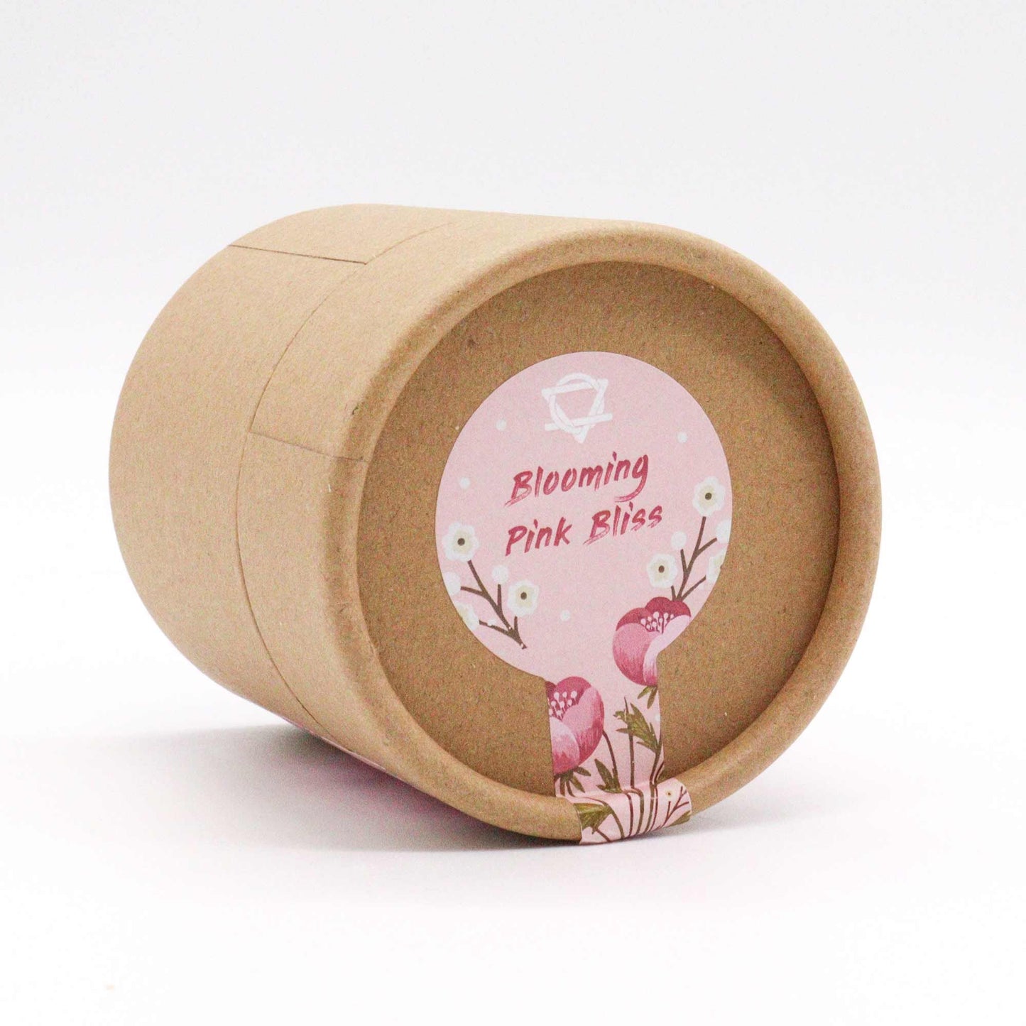Badeset Blooming Pink Bliss – Verpackung liegend, Freisteller