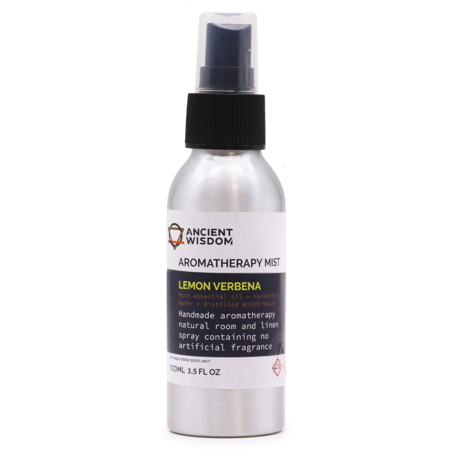Aromatherapie Raumspray Zitronenverbene – 100-ml-Flasche mit Pumpsprühkopf, Freisteller