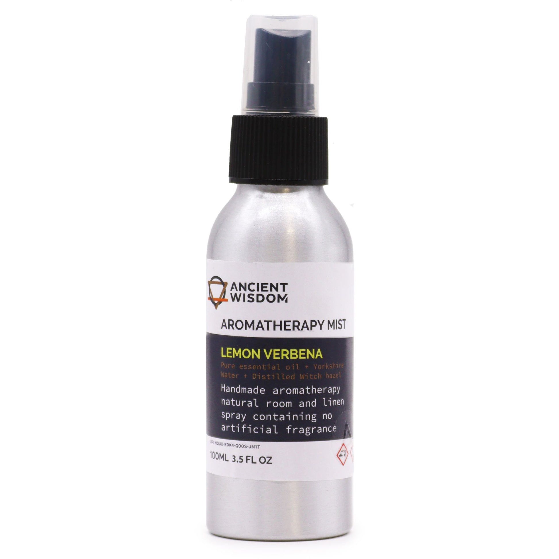 Aromatherapie Raumspray Zitronenverbene – 100-ml-Flasche mit Pumpsprühkopf, Freisteller