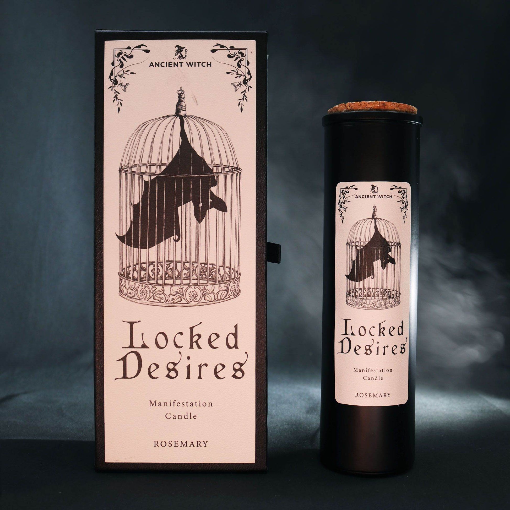 Hexen-Reinigungskerze - Verschlossene Wünsche - Rosmarin - Ancient Witch Purification Candles - Hauttempel