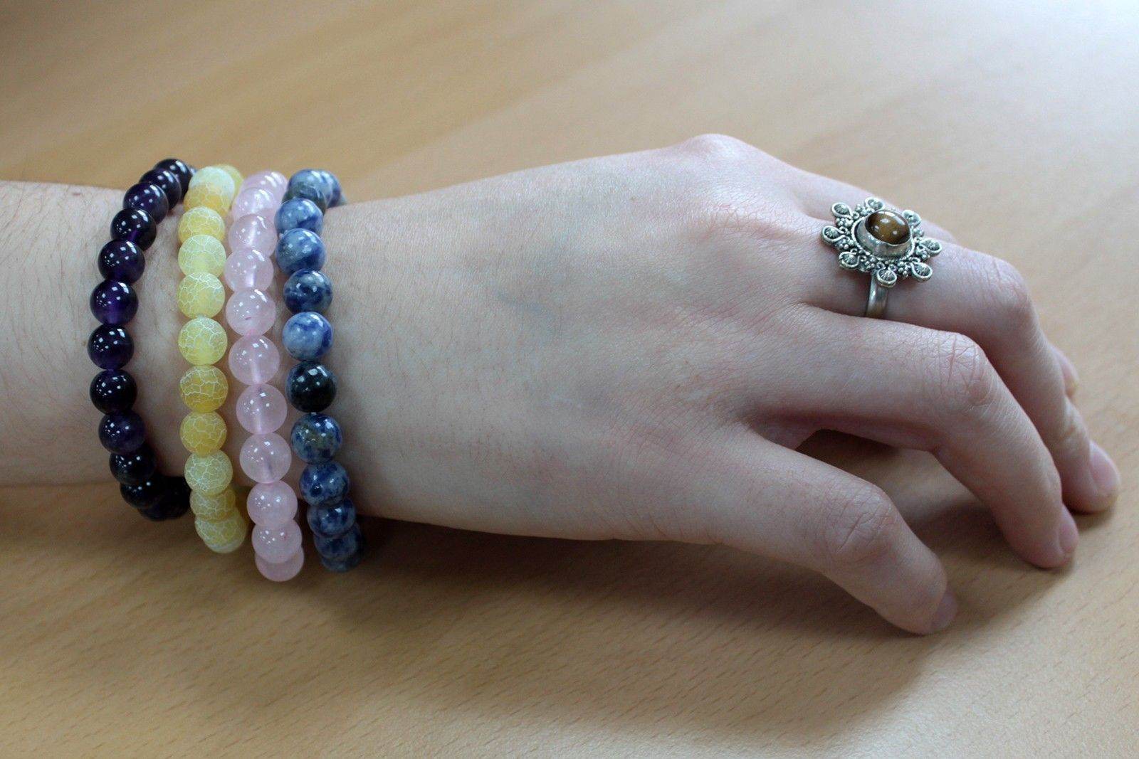 Edelstein-Kraftarmband - Jade - Armschmuck - Hauttempel