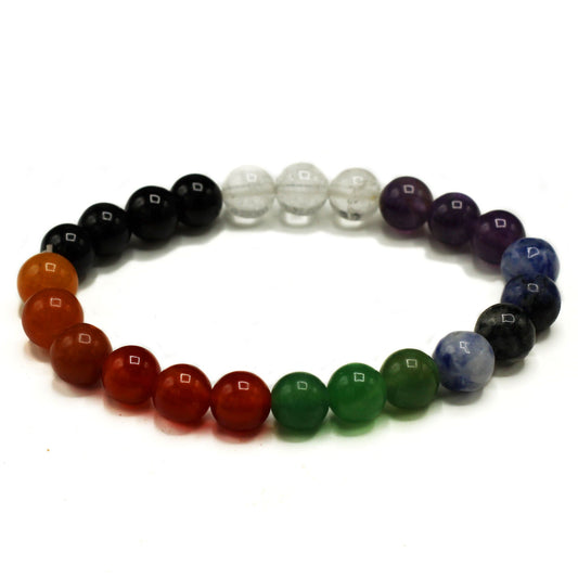 Edelstein-Kraftarmband - Chakra Steine