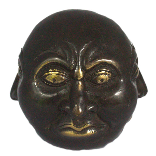 Fengshui - Viergesichtiger Buddha aus Messing - 10cm