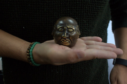 Fengshui - Viergesichtiger Buddha aus Messing - 6cm